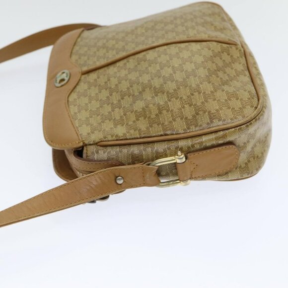 CELINE Macadam Canvas Shoulder Bag Beige Auth - Picture 5 of 16